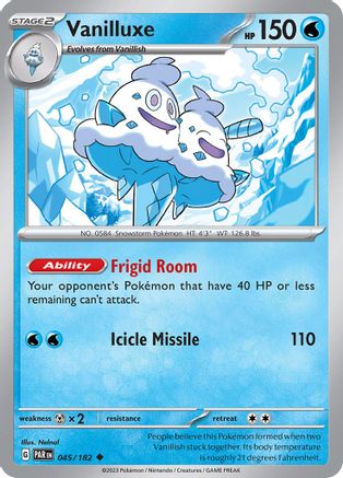 Vanilluxe 045 SV04 Paradox Rift - Uncommon