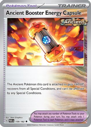 Ancient Booster Energy Capsule 159 SV04 Paradox Rift - Uncommon