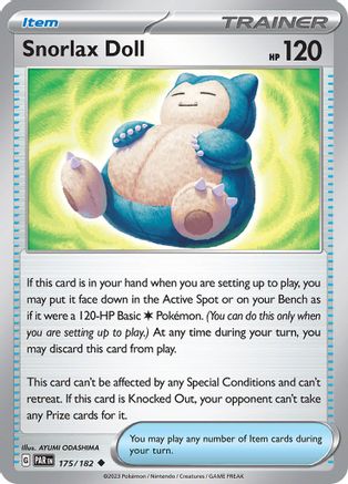 Snorlax Doll 175 SV04 Paradox Rift - Uncommon