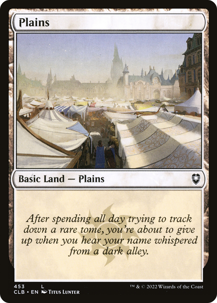 Plains (453) (CLB-453) - Commander Legends: Battle for Baldur's Gate Foil