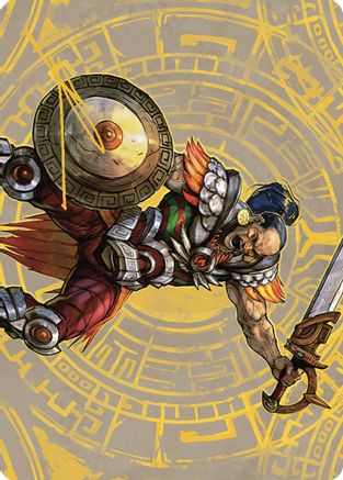 Inti, Seneschal of the Sun Art Card (Gold-Stamped Signature) (ASLCI-047) - Art Series: The Lost Caverns of Ixalan