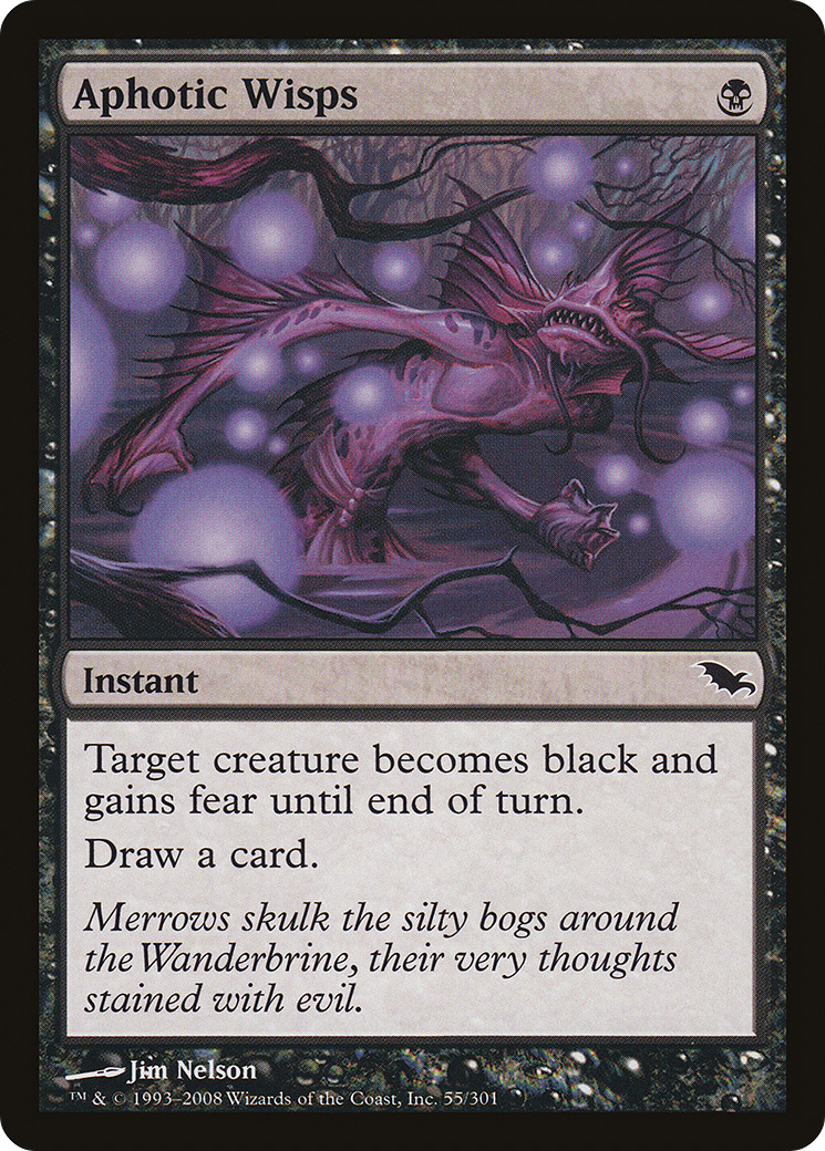 Aphotic Wisps (SHM-055) - Shadowmoor Foil