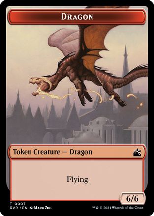 Dragon Token (RVR-007) - Ravnica Remastered