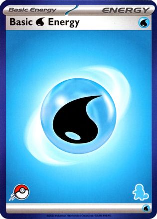 Basic Water Energy (Blue Border) My First Battle - Unconfirmed