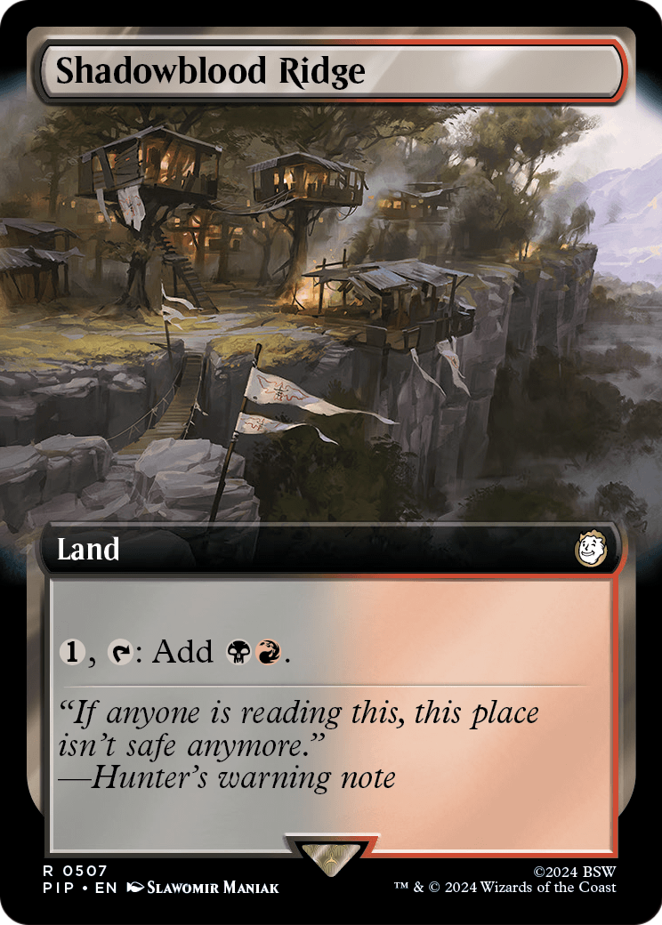 Shadowblood Ridge (Extended Art) (PIP-507) - Fallout: (Extended Art)