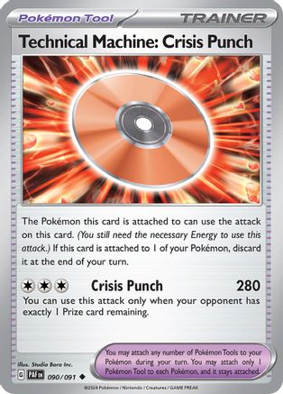 Technical Machine: Crisis Punch 090 SV Paldean Fates - Uncommon