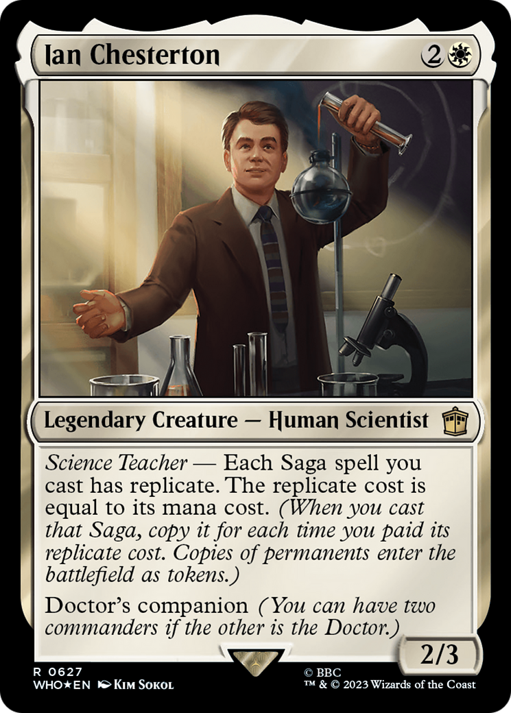 Ian Chesterton (Surge Foil) (WHO-627) - Doctor Who Foil