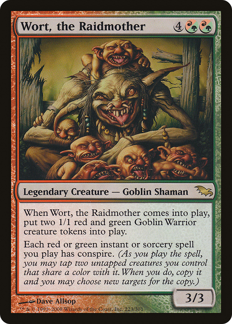 Wort, the Raidmother (SHM-223) - Shadowmoor Foil