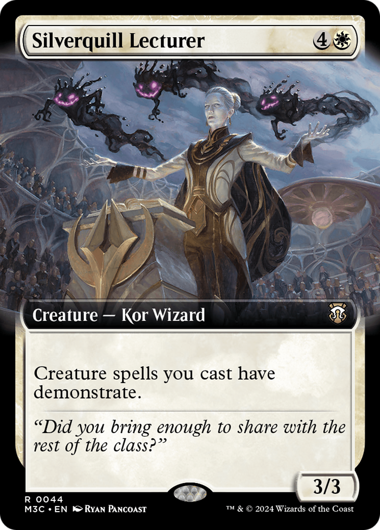 Silverquill Lecturer (Extended Art) (M3C-044) - Modern Horizons 3 Commander: (Extended Art)