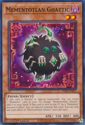 Mementotlan Ghattic (PHNI-EN017) - Phantom Nightmare 1st Edition