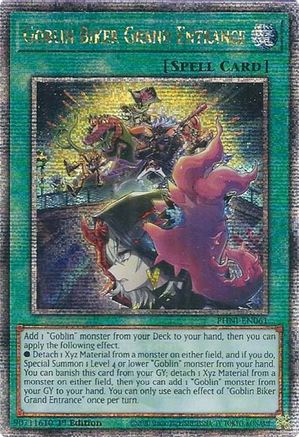 Goblin Biker Grand Entrance (Quarter Century Secret Rare) (PHNI-EN061) - Phantom Nightmare 1st Edition