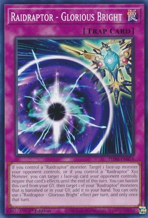 Raidraptor - Glorious Bright (PHNI-EN074) - Phantom Nightmare 1st Edition