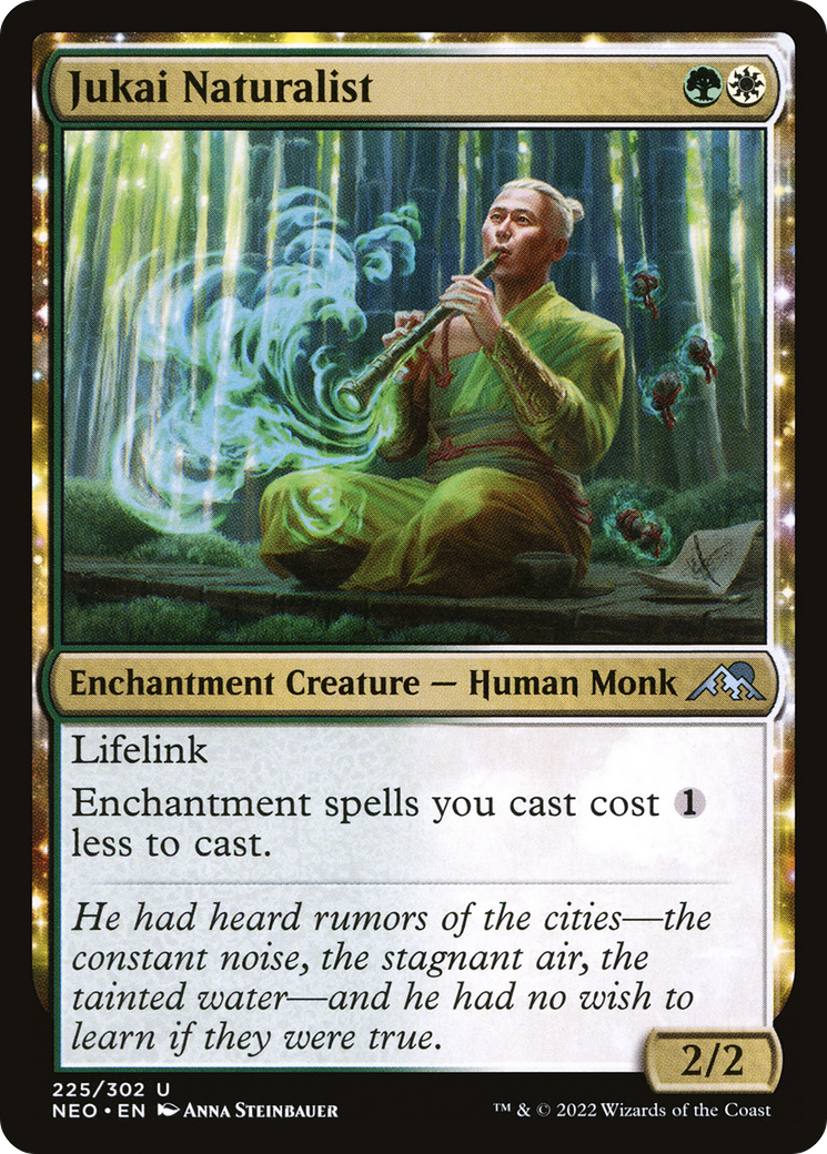 Jukai Naturalist (NEO-225) - Kamigawa: Neon Dynasty: (enchantment) Foil