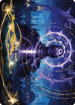 Coerced to Kill Art Card (Gold-Stamped Signature) (ASMKM-017) - Art Series: Murders at Karlov Manor