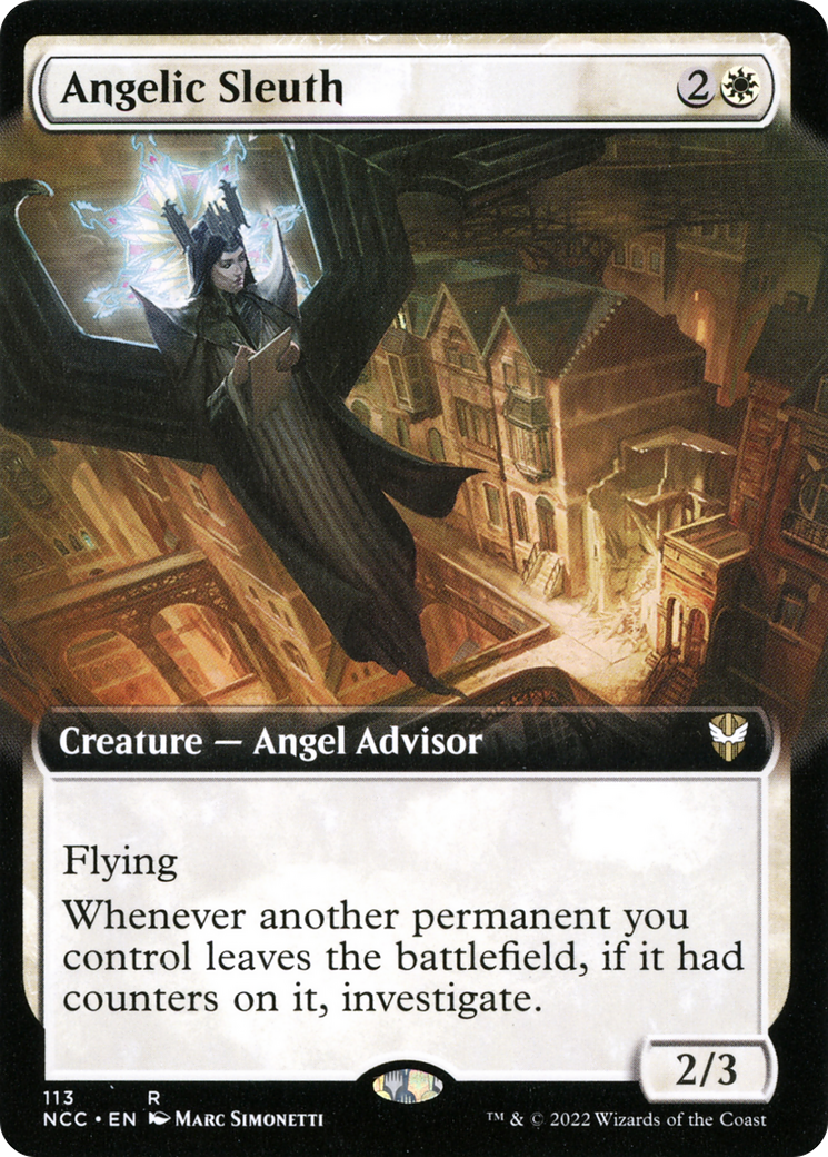 Angelic Sleuth (Extended Art) (NCC-113) - New Capenna Commander: (Extended Art)