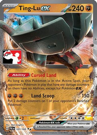 Ting-Lu ex/193 - Holofoil Prize Pack Series Cards - Double Rare
