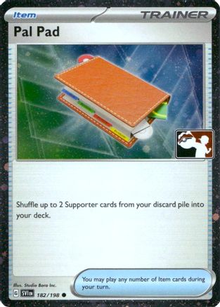 Pal Pad 182 - Holofoil Prize Pack Series Cards - Common