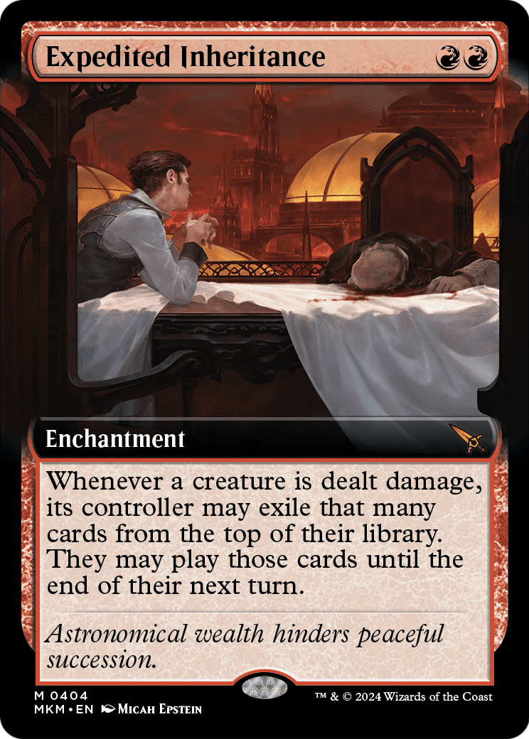 Expedited Inheritance (Extended Art) (MKM-404) - Murders at Karlov Manor: (Extended Art) Foil