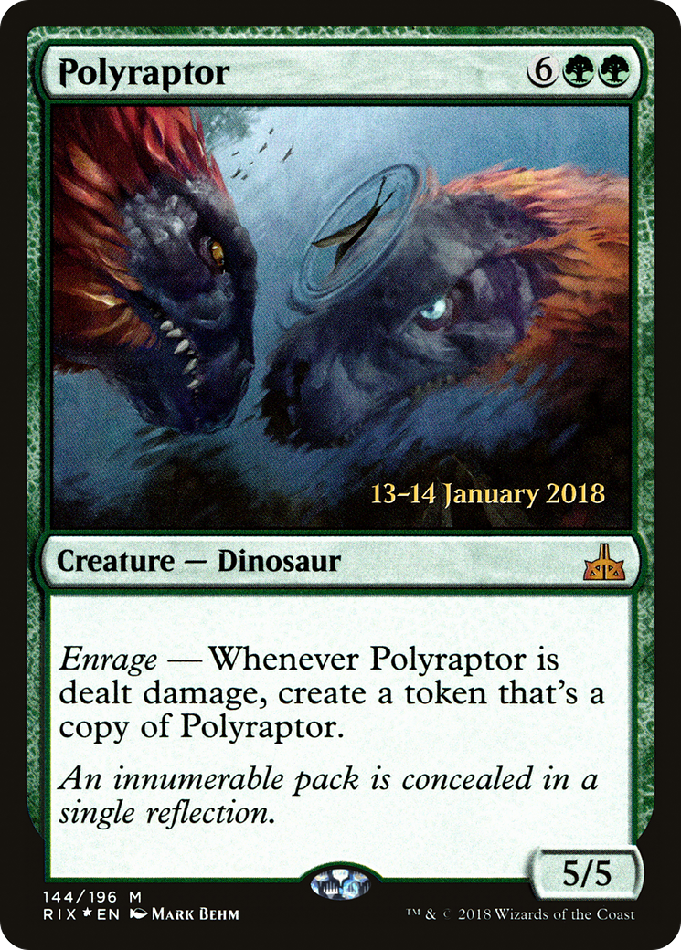 Polyraptor (PRE-144) - Rivals of Ixalan Promos Foil