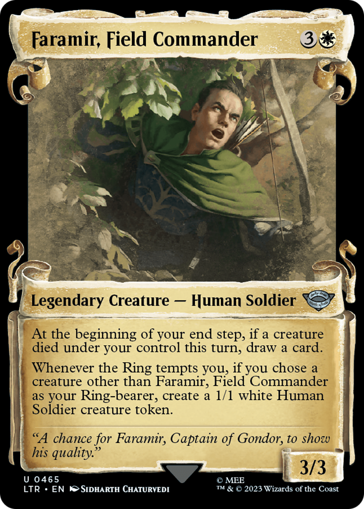Faramir, Field Commander (Showcase Scrolls) (LTR-465) - The Lord of the Rings: Tales of Middle-earth: (Showcase)
