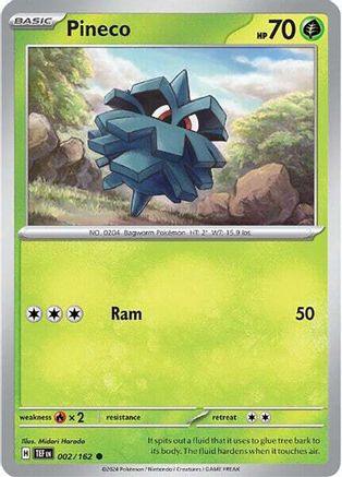 Pineco 002 - Reverse Holofoil SV05 Temporal Forces - Common