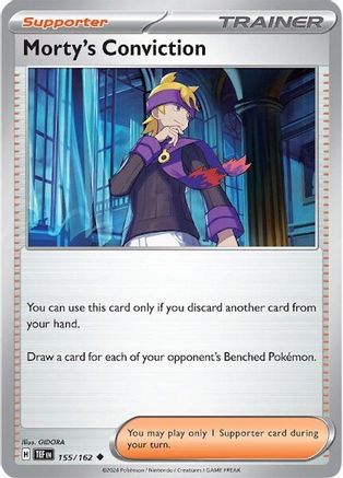 Morty's Conviction 155/162 SV05 Temporal Forces - Uncommon
