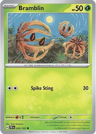 Bramblin 020 - Reverse Holofoil SV05 Temporal Forces - Common