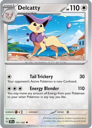 Delcatty 131 - Reverse Holofoil SV05 Temporal Forces - Uncommon