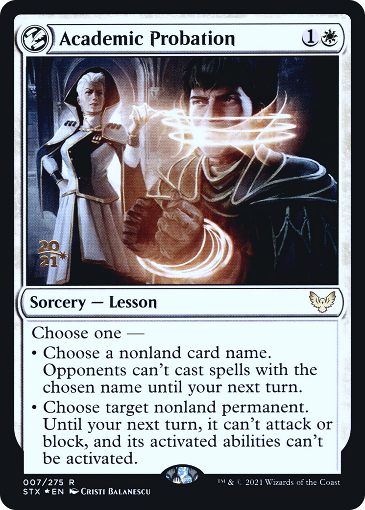Academic Probation (PRE-007) - Strixhaven: School of Mages Promos: (lesson) Foil