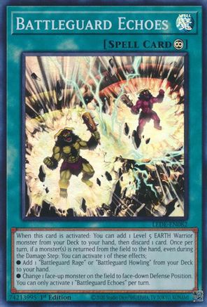 Battleguard Echoes (LEDE-EN082) - Legacy of Destruction 1st Edition