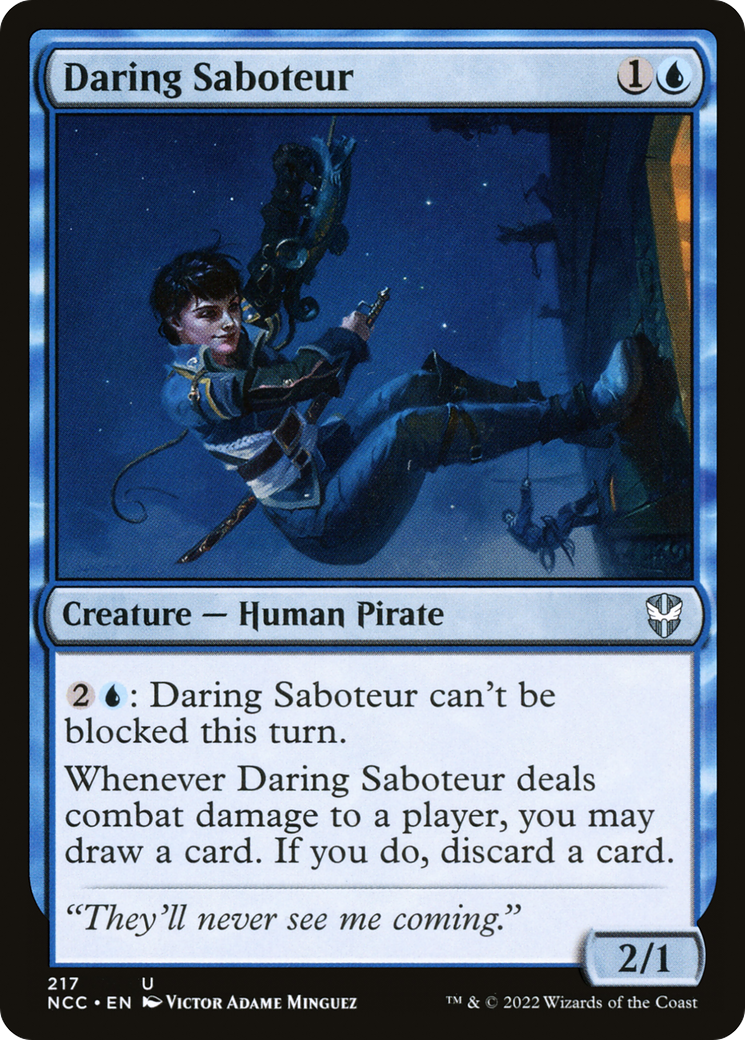 Daring Saboteur (NCC-217) - New Capenna Commander