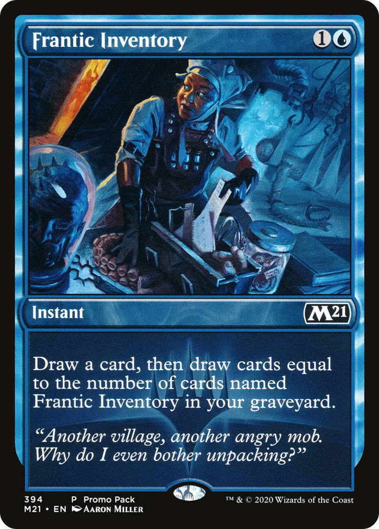 Frantic Inventory (PPM21-394) - Core Set 2021 Foil