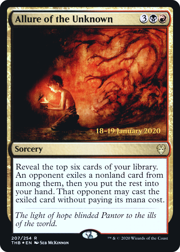 Allure of the Unknown (PRE-207) - Theros Beyond Death Promos Foil