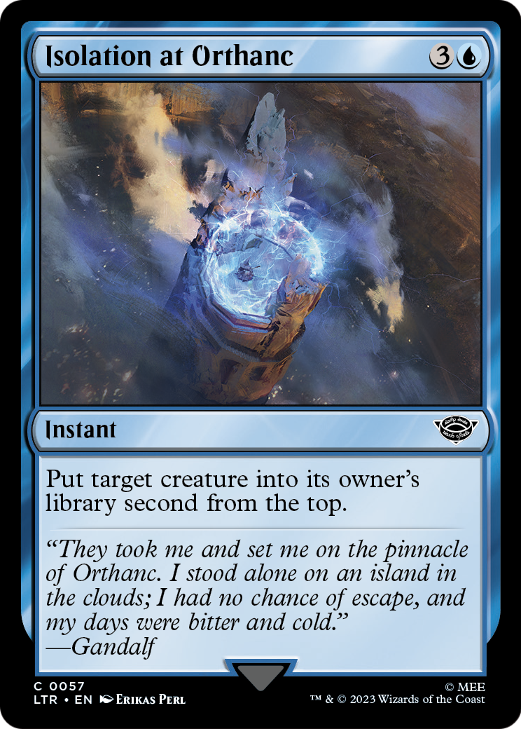 Isolation at Orthanc (LTR-057) - The Lord of the Rings: Tales of Middle-earth