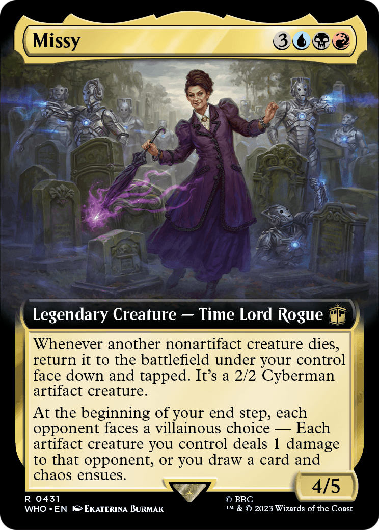 Missy (Extended Art) (WHO-431) - Doctor Who: (Extended Art) Foil