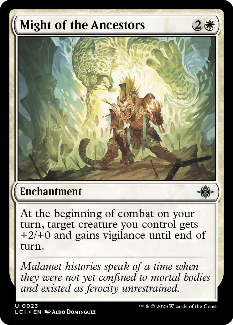 Might of the Ancestors (LCI-023) - The Lost Caverns of Ixalan Foil