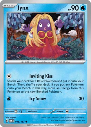 Jynx 046 - Reverse Holofoil SV06 Twilight Masquerade - Common