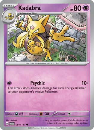 Kadabra 081 SV06 Twilight Masquerade - Common