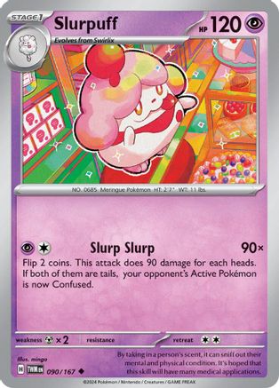 Slurpuff 090 - Reverse Holofoil SV06 Twilight Masquerade - Uncommon