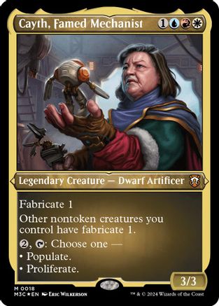 Cayth, Famed Mechanist (Foil Etched) (M3C-018) - Modern Horizons 3 Commander Foil