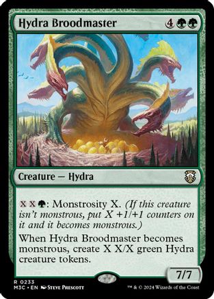 Hydra Broodmaster (Ripple Foil) (M3C-233) - Modern Horizons 3 Commander Foil