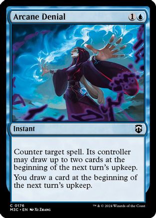 Arcane Denial (Ripple Foil) (M3C-176) - Modern Horizons 3 Commander Foil