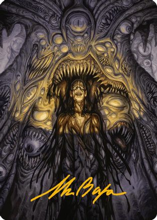 Chthonian Nightmare Art Card (Gold-Stamped Signature) (ASMH3-037) - Art Series: Modern Horizons 3