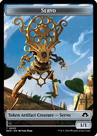 Servo // Zombie Army Double-Sided Token (MH3-33 // 22) - Modern Horizons 3 Foil