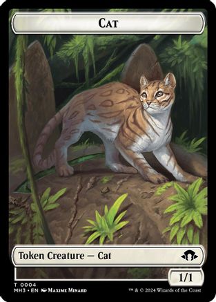 Cat // Energy Reserve Double-Sided Token (MH3-4 // 36) - Modern Horizons 3