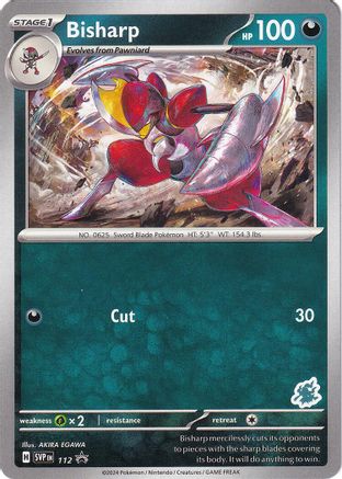 Bisharp - Darkrai Deck 112 Battle Academy 2024 - Promo
