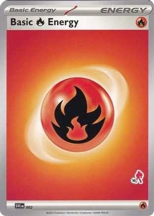 Basic Fire Energy - Armarouge 16 Battle Academy 2024 - Unconfirmed