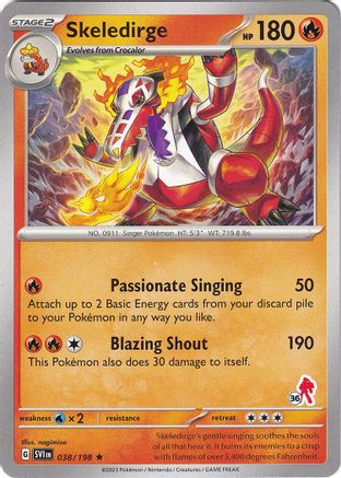 Skeledirge - Armarouge 36 Battle Academy 2024 - Rare