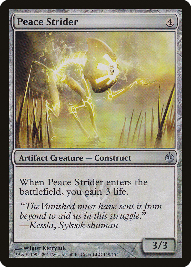 Peace Strider (MBS-119) - Mirrodin Besieged Foil