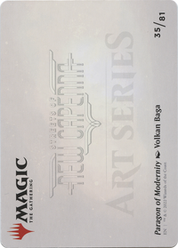 Paragon of Modernity // Paragon of Modernity (ASNC-035) - New Capenna Art Series (Borderless) Foil